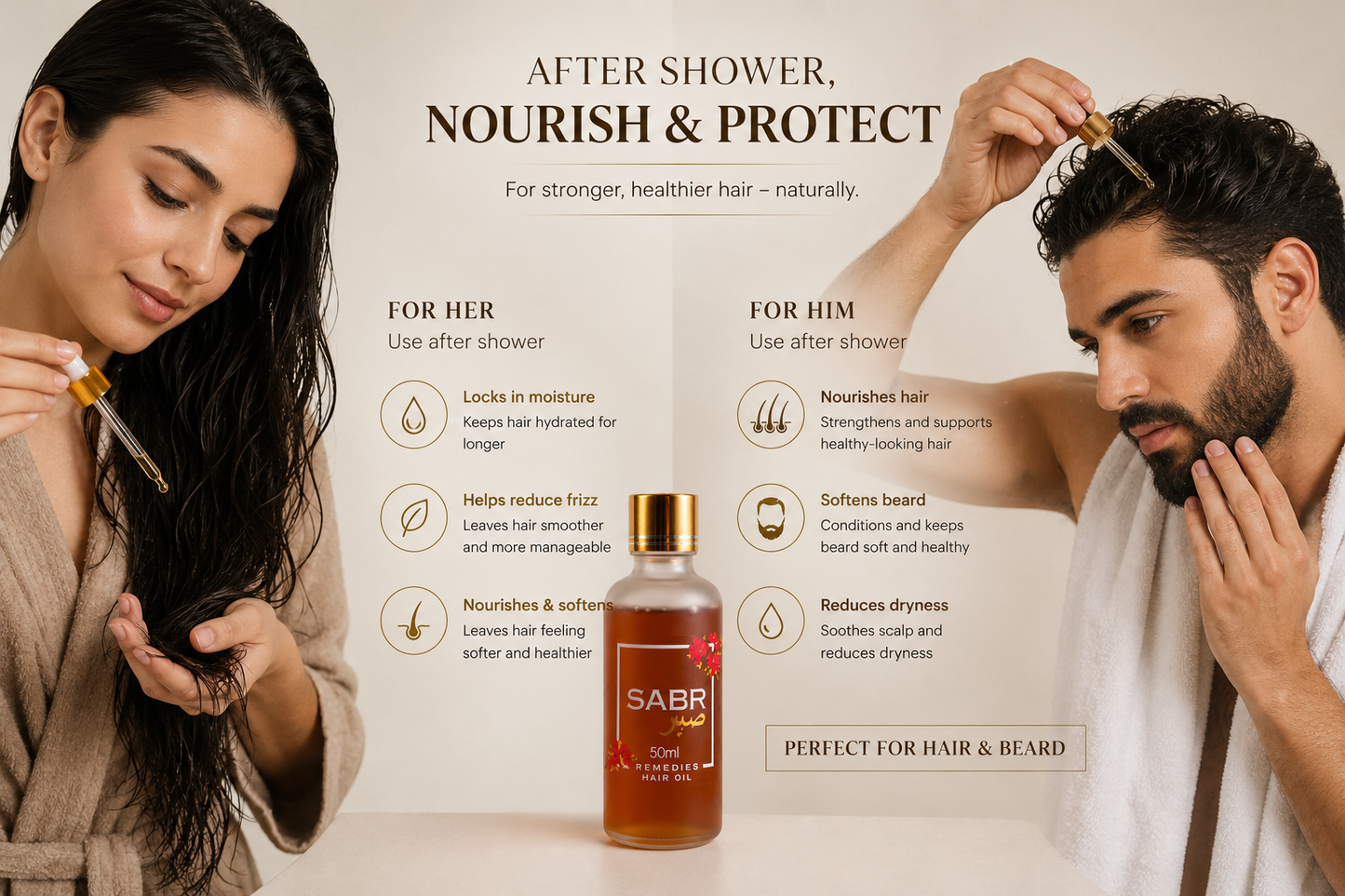 Sabr Remedies Travel Bottle - 50ml
