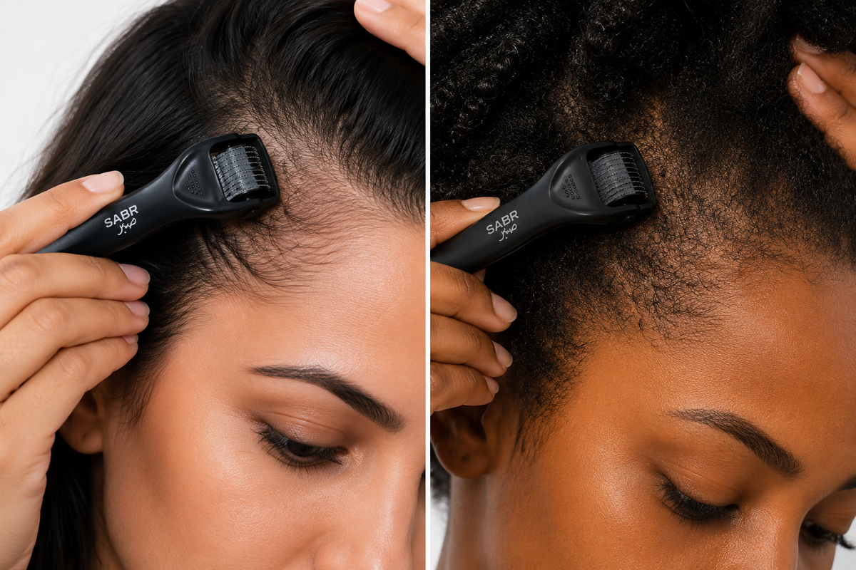 Hair Growth Roller (Dermaroller) for Hair and Beard Growth - 1.0mm